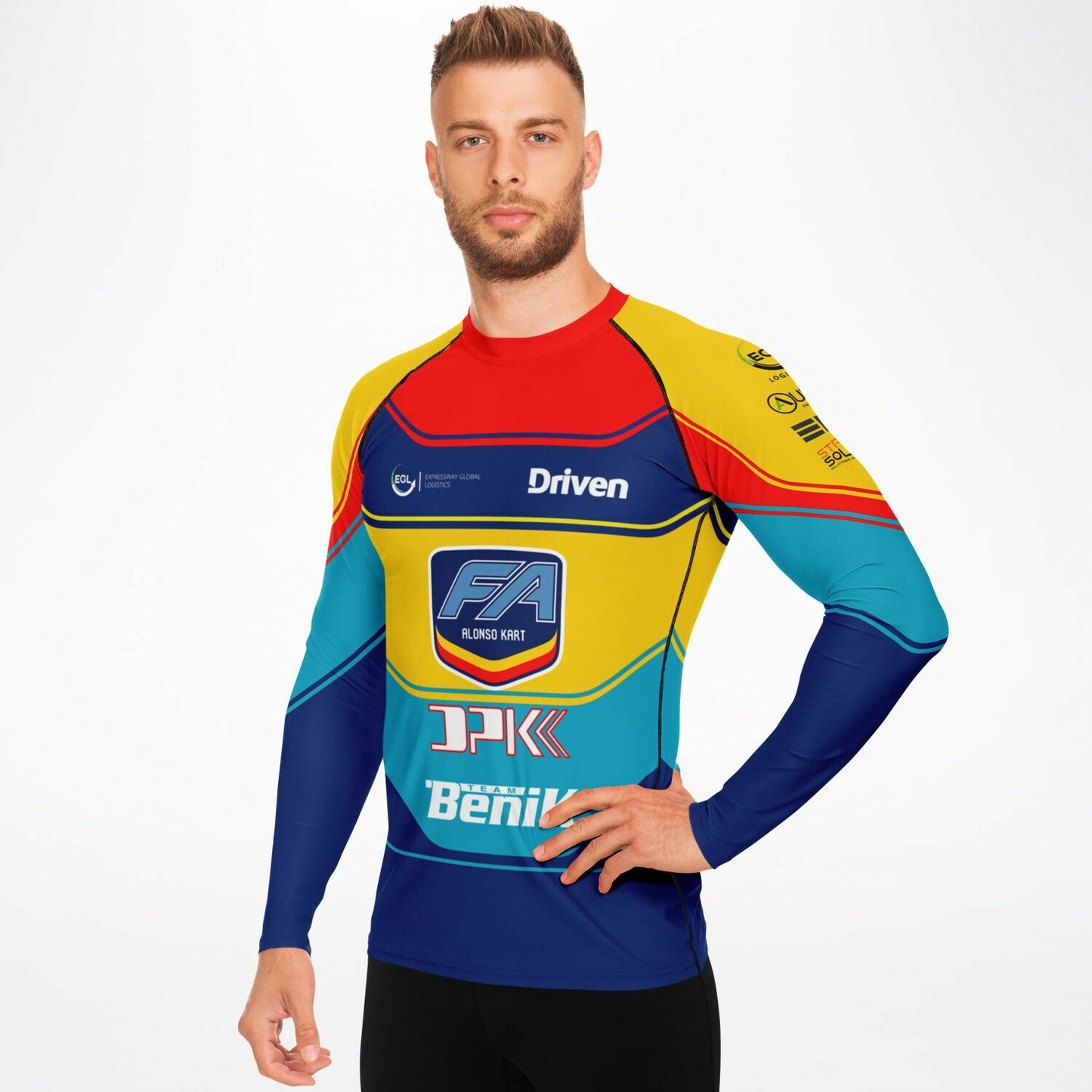 DPK Racing-Tricolor-Underwear TOP-Long Sleeve