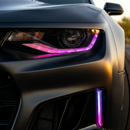 Chevrolet Camaro Flow Series Multicolor DRL Boards (2016-2018) - F13 | A20 | P2   - BX2-F13 | G20 | A20 | P2   - BX1-F13 | B3 | A20 | P2   - BX1-F13 | B3 | G20| A20 | P2   - BX1-  DRIVEN - 3
