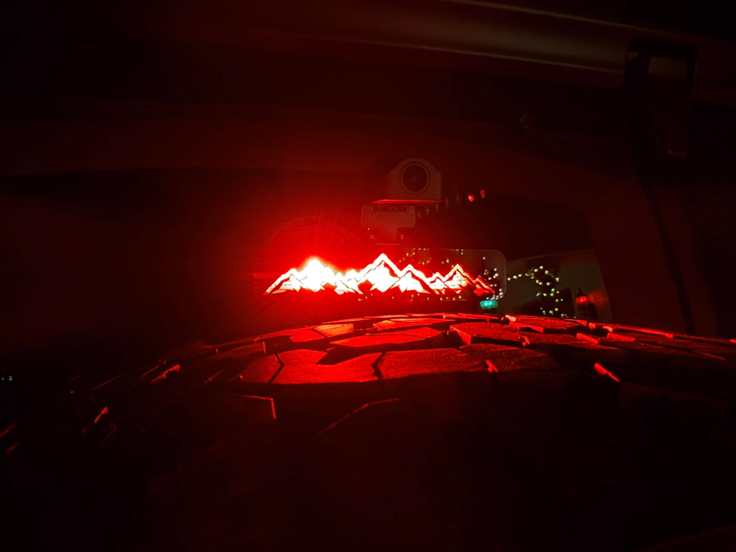 Laser Series Acrylic Third Brake Light Overlay - 2018+ Wrangler JL - 18JLLASERBRAKE-MR-18JLLASERBRAKE-SIW-  DRIVEN - 4