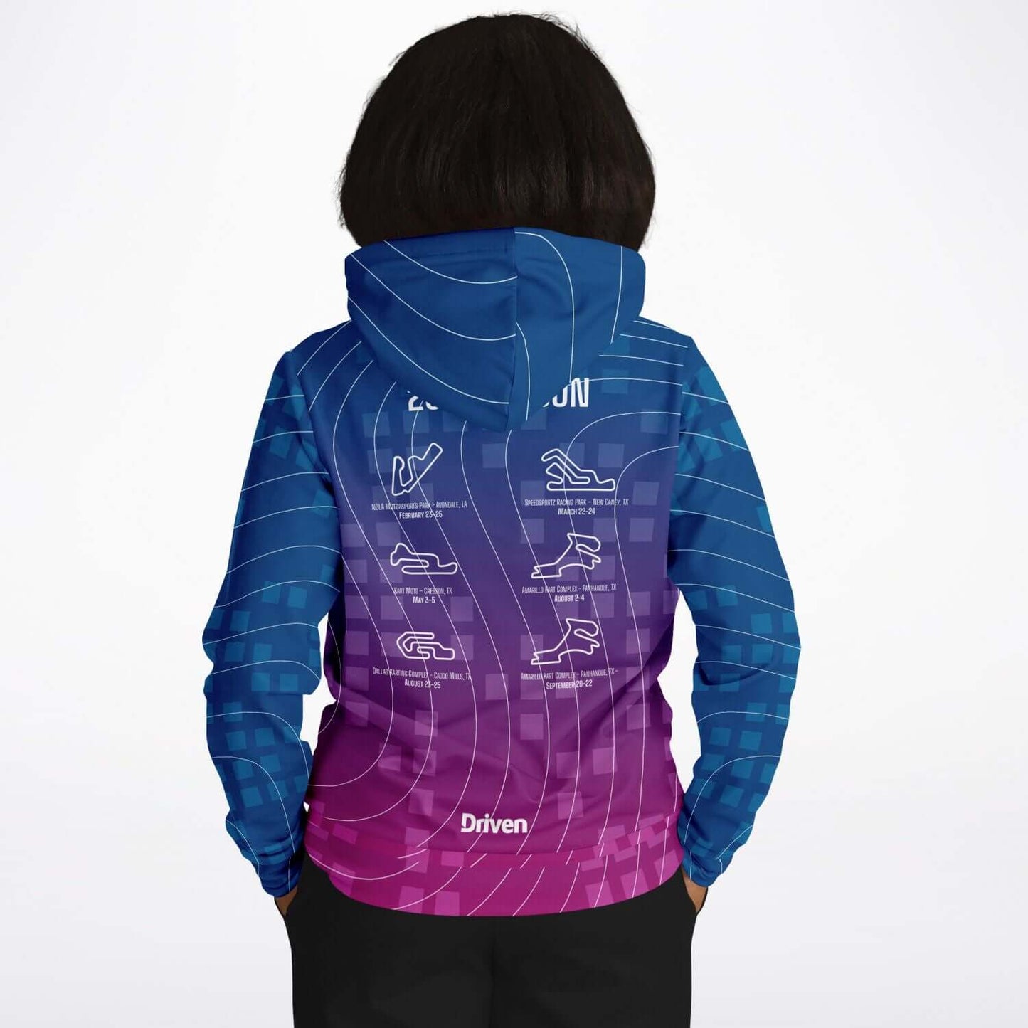 DRIVEN | TSRS '24 | Hoodie - Adult - Pink/Blue