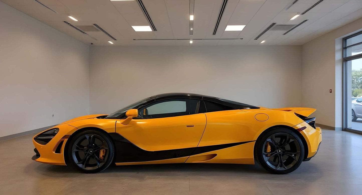 McLaren 720S Side Skirt Vinyl Decal Set – Precision Cut, OEM Fit Styling Graphics - sku-51043990765700-sku-51043990798468-sku-51043990831236-  DRIVEN - 1
