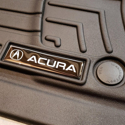 Acura Domed Emblem Inserts for All-Weather Floor Mats (PAIR) - sku-21259694473270-  DRIVEN - 2