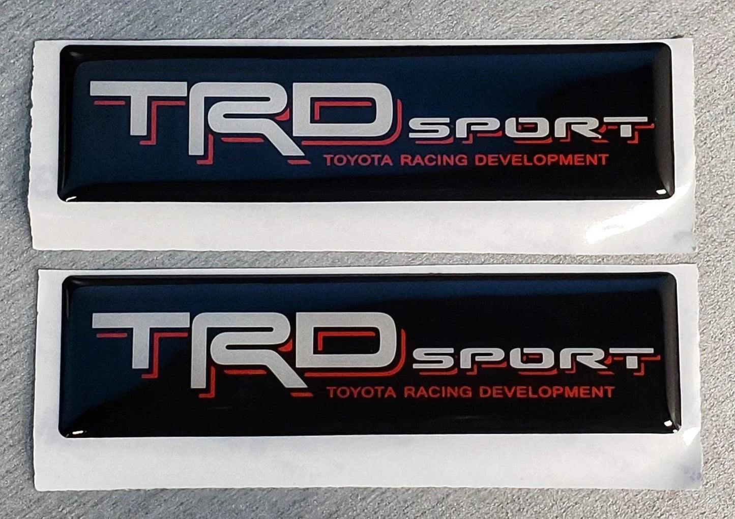 2x Domed Toyota TRD Sport Emblem Inserts for Weathertech Floor Mats Tacoma Tundra - TRDSPORTWT-  DRIVEN - 2