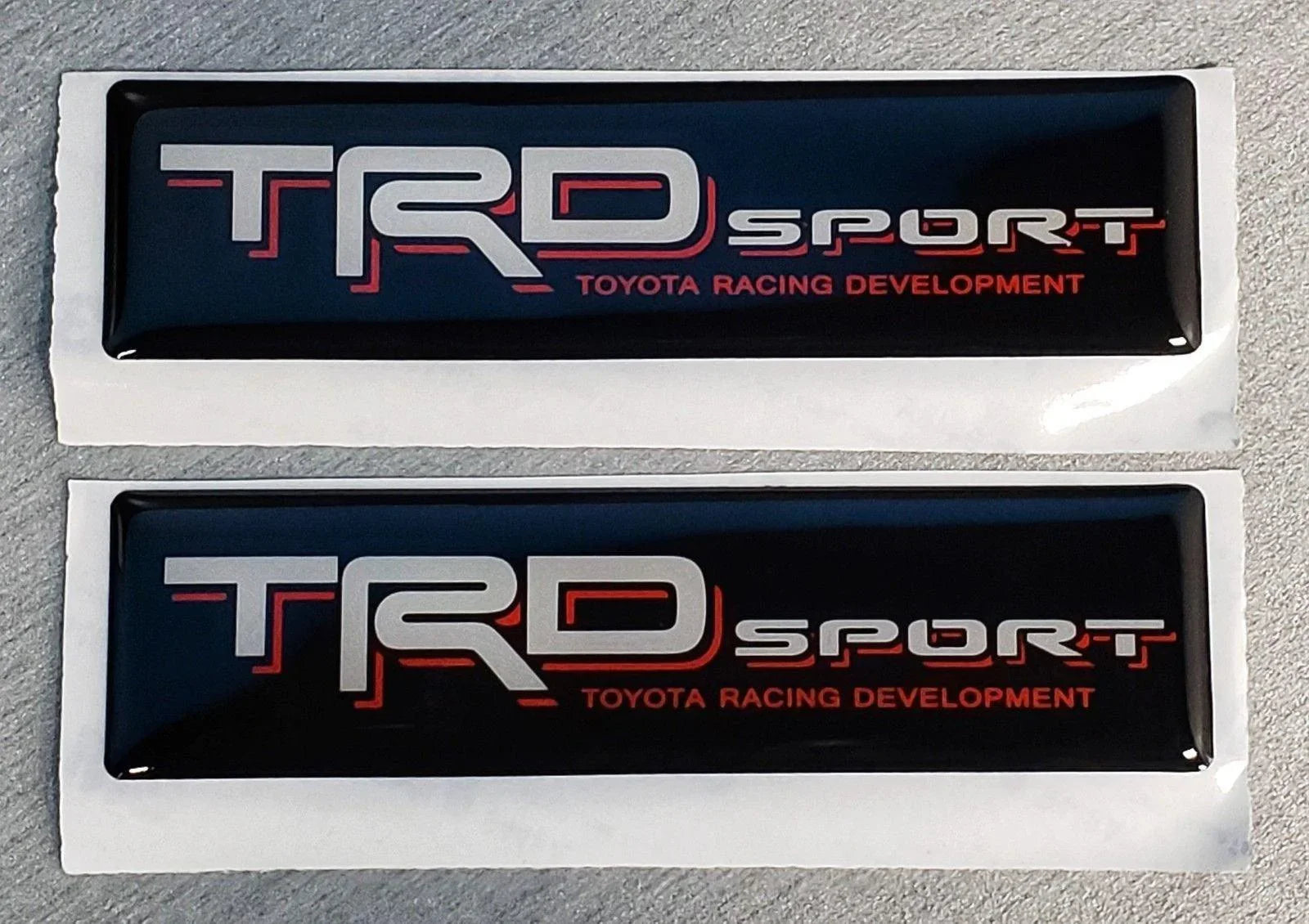 2x Domed Toyota TRD Sport Emblem Inserts for Weathertech Floor Mats Tacoma Tundra - TRDSPORTWT-  DRIVEN - 2