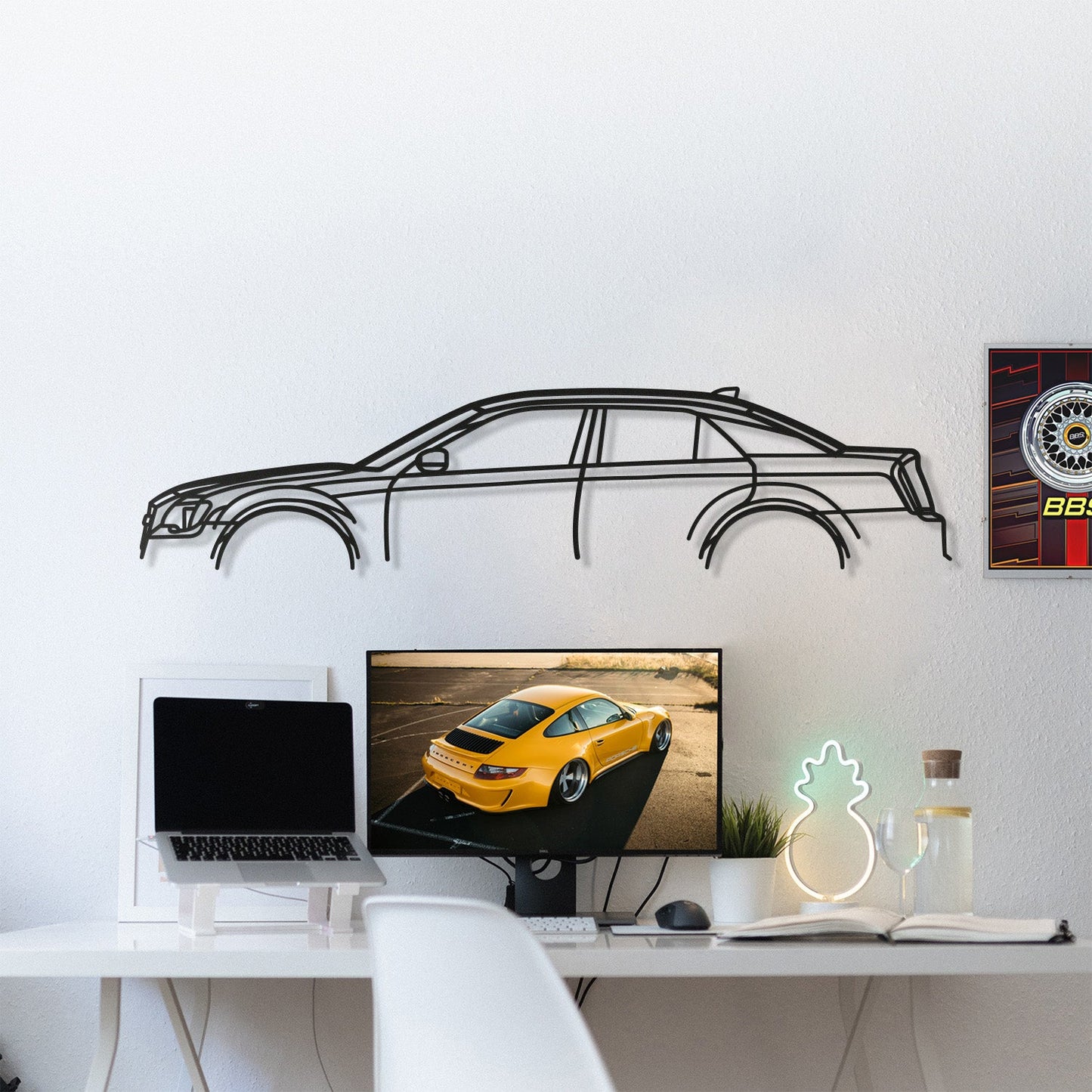 2016 300S Metal Car Wall Art  - MT0550 - MT0550B49L-MT0550B69L-MT0550B80L-MT0550B99L-MT0550B120L-  DRIVEN - 6