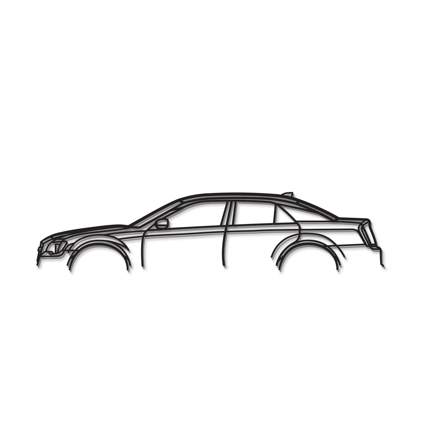 2016 300S Metal Car Wall Art  - MT0550 - MT0550B49L-MT0550B69L-MT0550B80L-MT0550B99L-MT0550B120L-  DRIVEN - 10