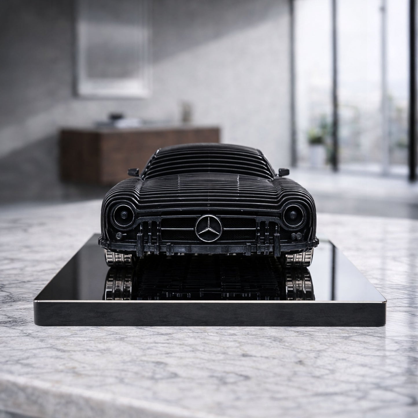300SL Metal Car Sculpture - MT1494 - sku-47377252221167-  DRIVEN - 2