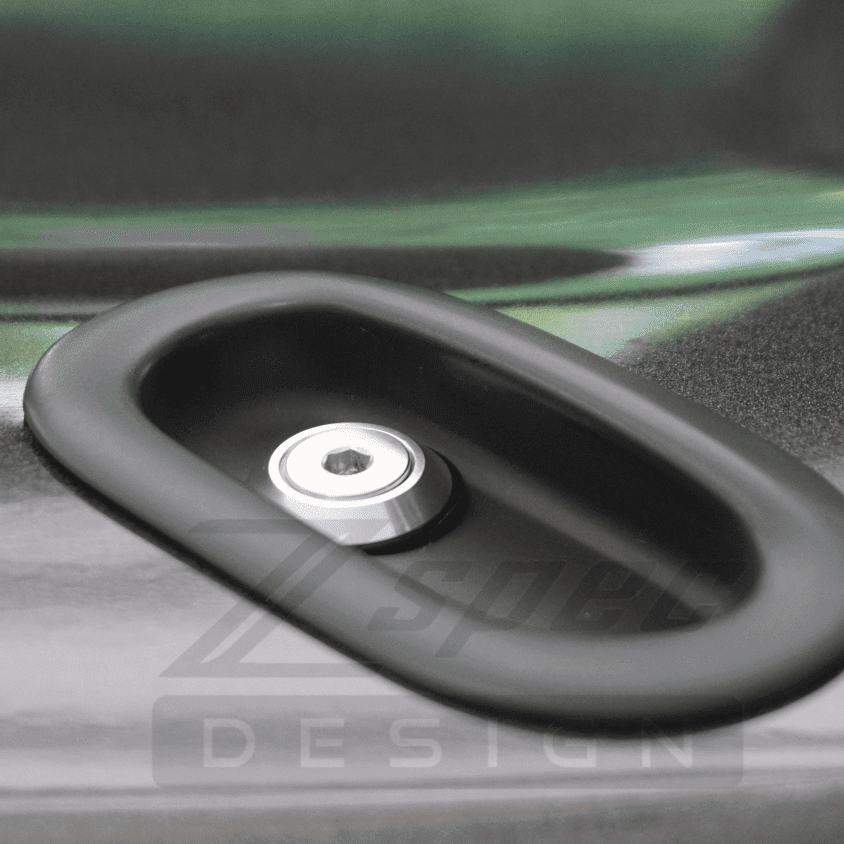 ZSPEC Convertible Deck Catch Fasteners for '93-96 Nissan 300zx, Titanium & Billet - ZSD-758812-ZSD-758836-ZSD-758843-ZSD-758850-ZSD-758867-  DRIVEN - 4