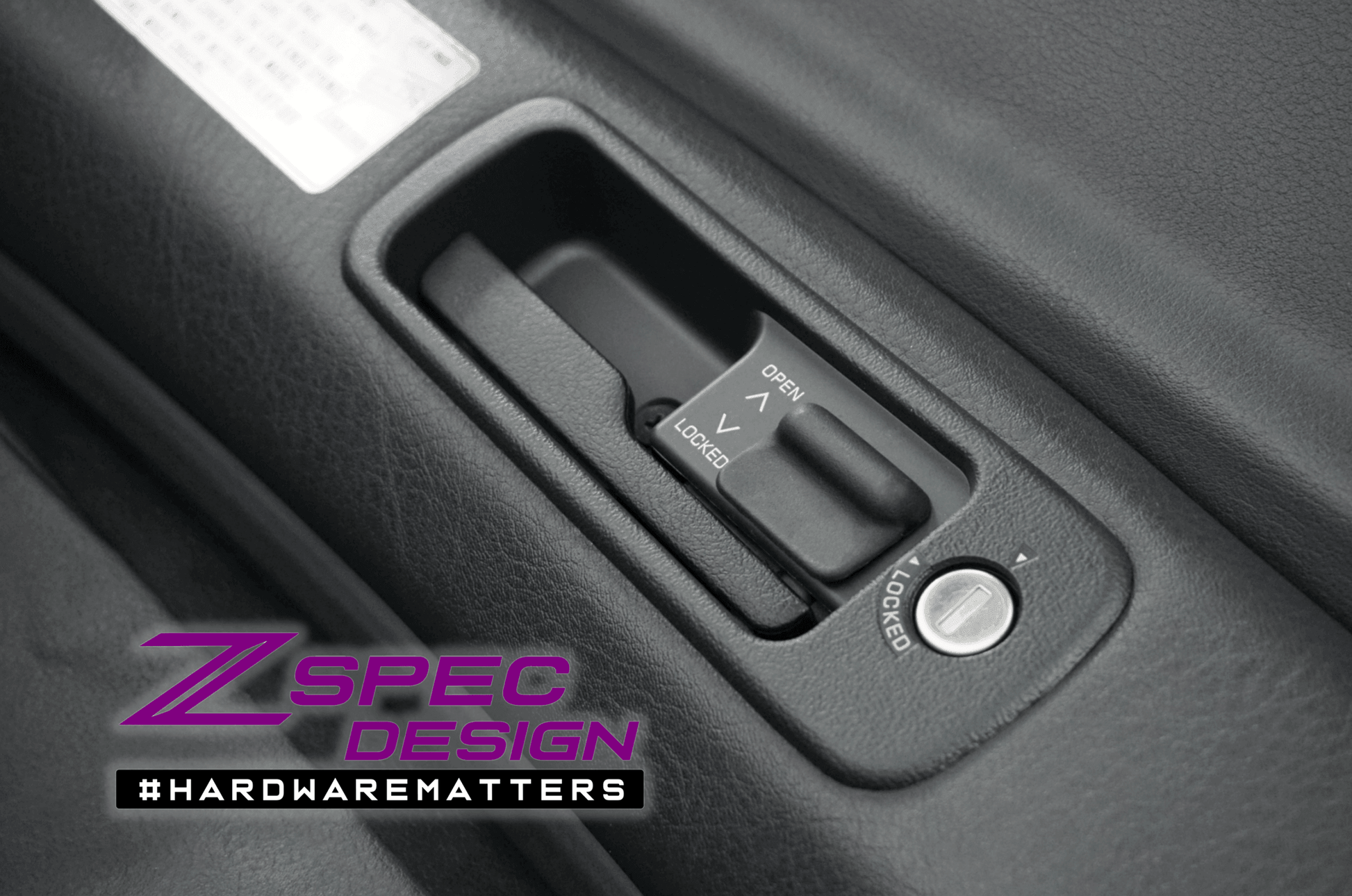 ZSPEC T-Top Handle Finisher Sets for '90-96 Nissan 300zx Z32 w/ LOCKING T-Tops - ZSD-755668-ZSD-755675-ZSD-755682-ZSD-755651-  DRIVEN - 2
