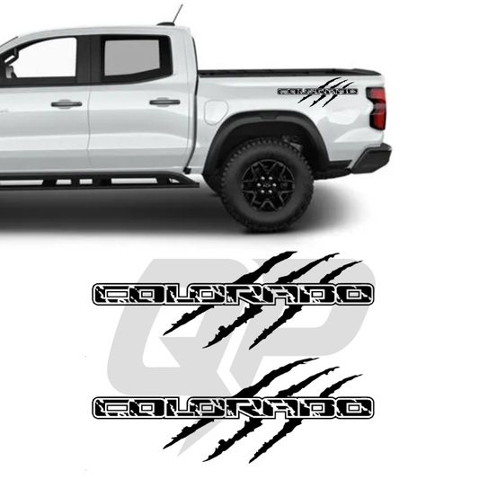 Chevy Colorado Claw Scratch Graphic Kit - Side Vinyl Decals - sku-51434737696900-sku-51434737729668-sku-51434737762436-sku-51434737795204-sku-51434737827972-  DRIVEN - 1