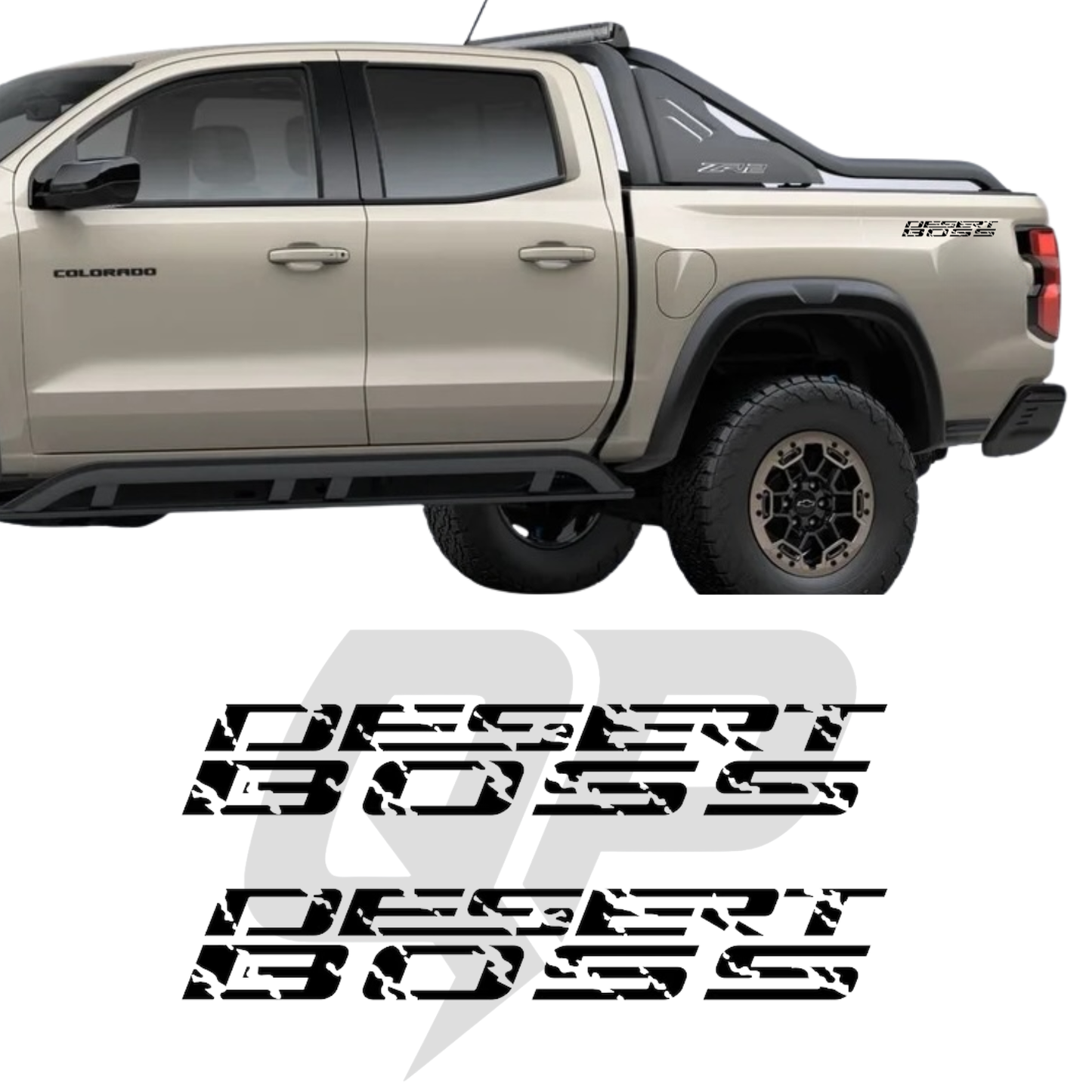 Chevy Colorado Desert Boss Rear Fender Decal Kit - sku-51437826572420-sku-51437826605188-sku-51437826637956-sku-51437826670724-sku-51437826703492-  DRIVEN - 2