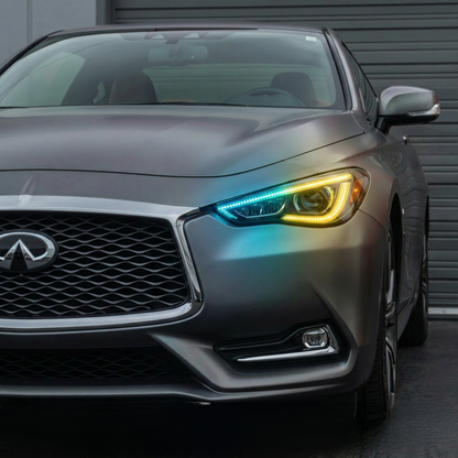 Infiniti Q60 Multicolor Flow DRL Boards (2016-2022) - S6 | A21 | P2   - BX12-  DRIVEN - 9