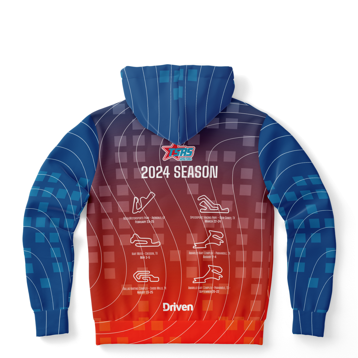 DRIVEN | TSRS '24 | Hoodie - Adult - Red/Blue - | DRIVEN | - SBHDA-551893-XS-SBHDA-551893-S-SBHDA-551893-M-SBHDA-551893-L-SBHDA-551893-XL-SBHDA-551893-2XL-SBHDA-551893-3XL-SBHDA-551893-4XL