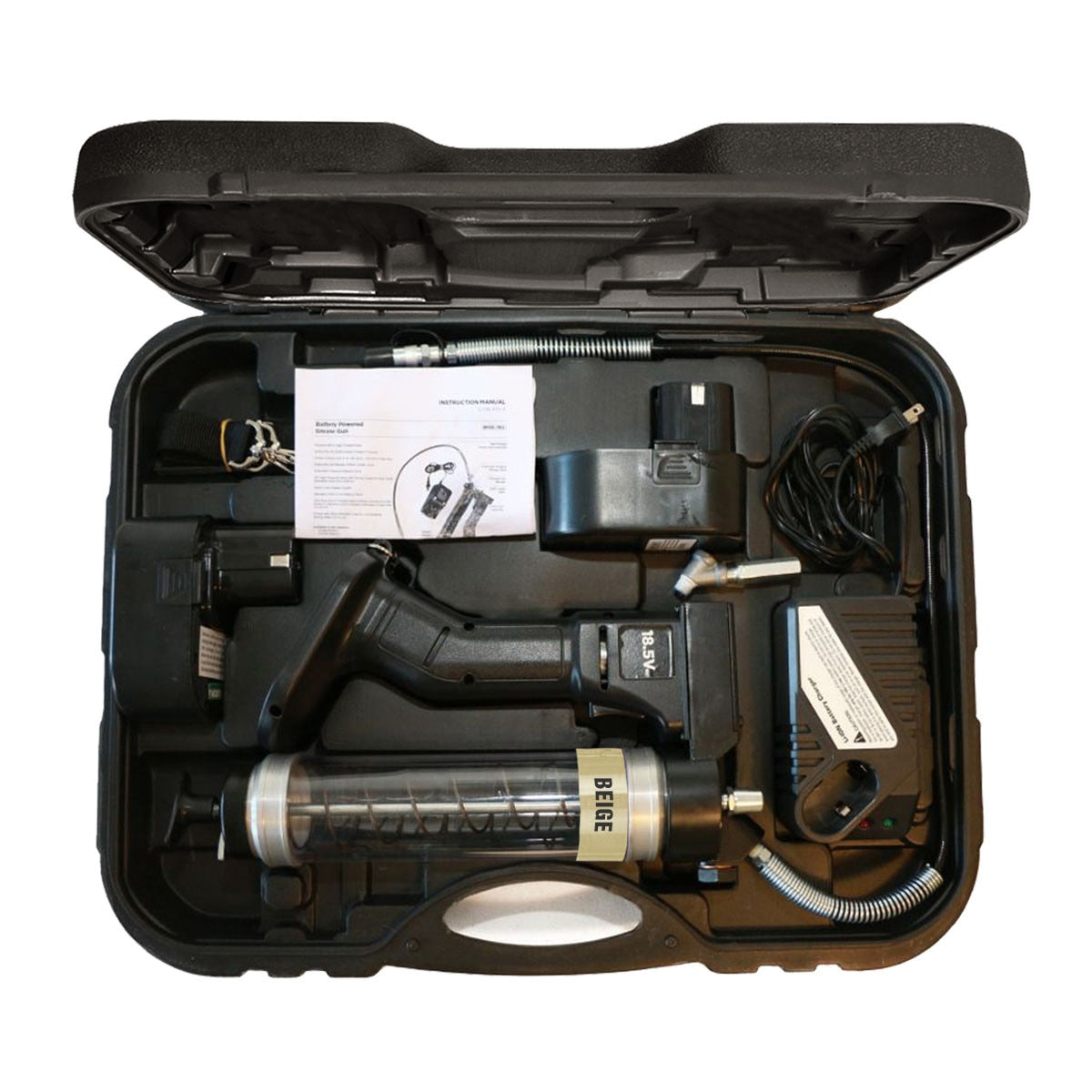 OILSAFE | Battery-Operated Grease Gun | 18V Li-Ion Clear Tube - 350300-350301-350302-350304-350305-  DRIVEN - 14