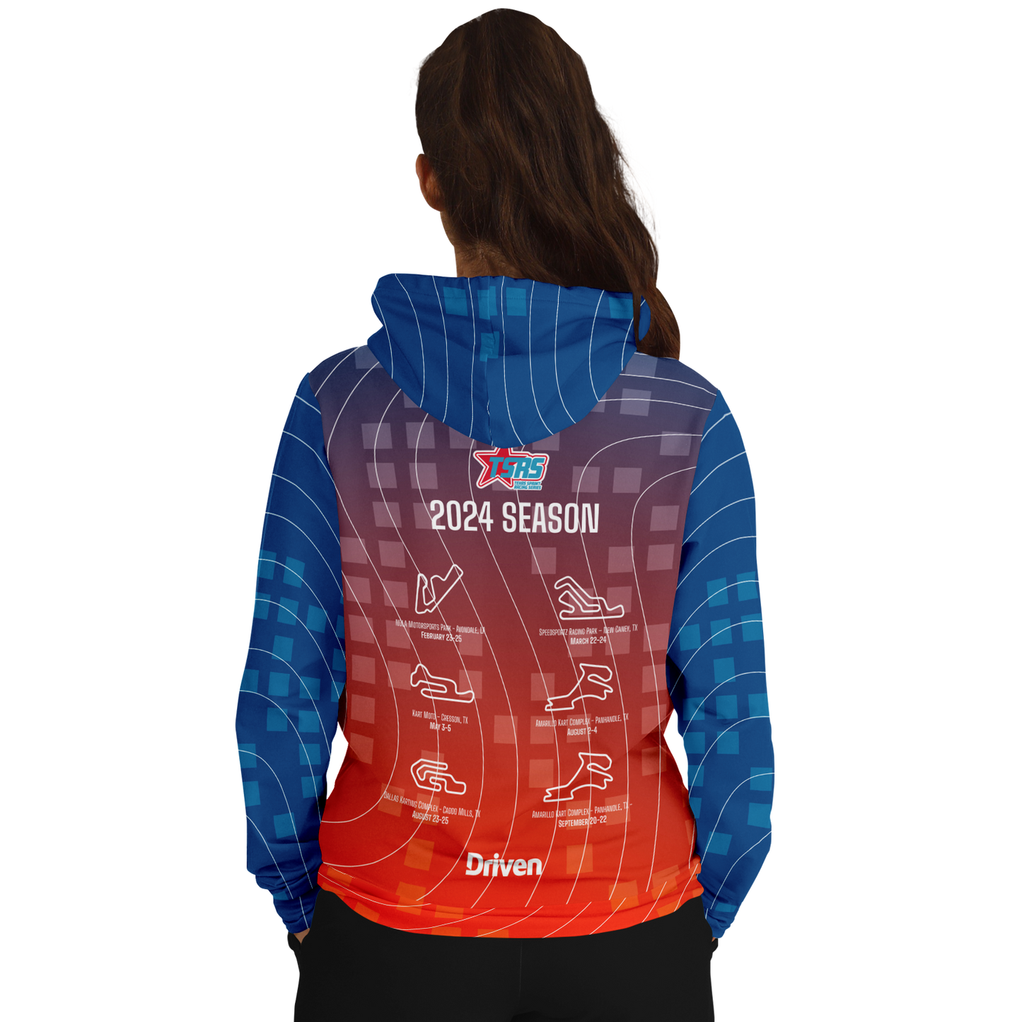 DRIVEN | TSRS '24 | Hoodie - Adult - Red/Blue