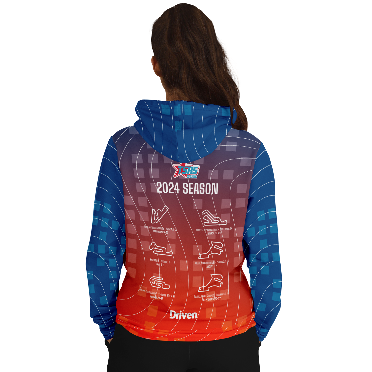 DRIVEN | TSRS '24 | Hoodie - Adult - Red/Blue - | DRIVEN | - SBHDA-551893-XS-SBHDA-551893-S-SBHDA-551893-M-SBHDA-551893-L-SBHDA-551893-XL-SBHDA-551893-2XL-SBHDA-551893-3XL-SBHDA-551893-4XL