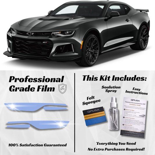 Chevrolet Camaro (2020+) Headlight PPF Protection Kit - Pre-Cut - sku-51595352408196-  DRIVEN - 1