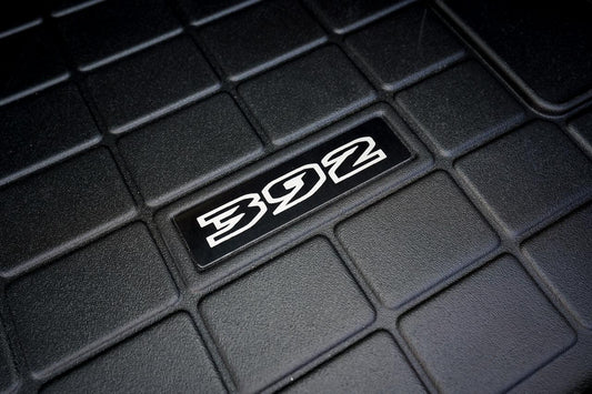 "392" Weathertech Floor Mat Logo (Etched Metal) - Universal - UNIVERSALWTETCH-392-  DRIVEN - 1