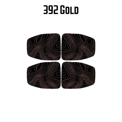 Topographic Map Interior Door Cup Overlays - 2018+ Wrangler JL / Gladiator JT - JLINTDRCUPTP-RR-JLINTDRCUPTP-DD-JLINTDRCUPTP-SB-JLINTDRCUPTP-392-JLINTDRCUPTP-MO-  DRIVEN - 7