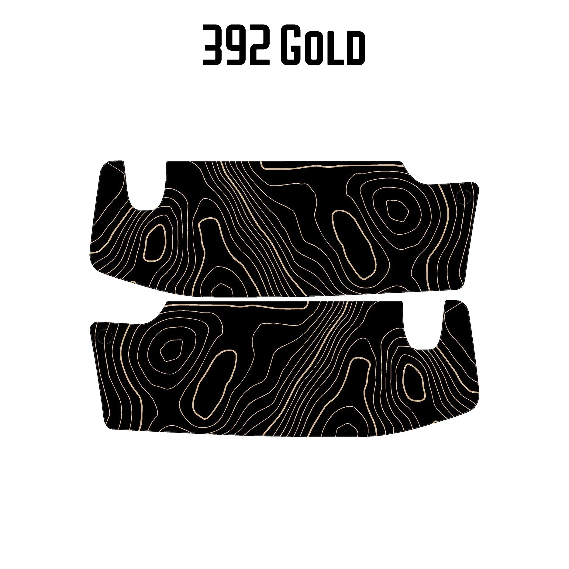 Topographic Map Sun Visor Overlays - 2018+ Jeep Wrangler JL / Jeep Gladiator JT - JLVISORFULLTP-RRNHL-JLVISORFULLTP-RRHL-JLVISORFULLTP-DDSNHL-JLVISORFULLTP-DDSHL-JLVISORFULLTP-SBNHL-  DRIVEN - 8