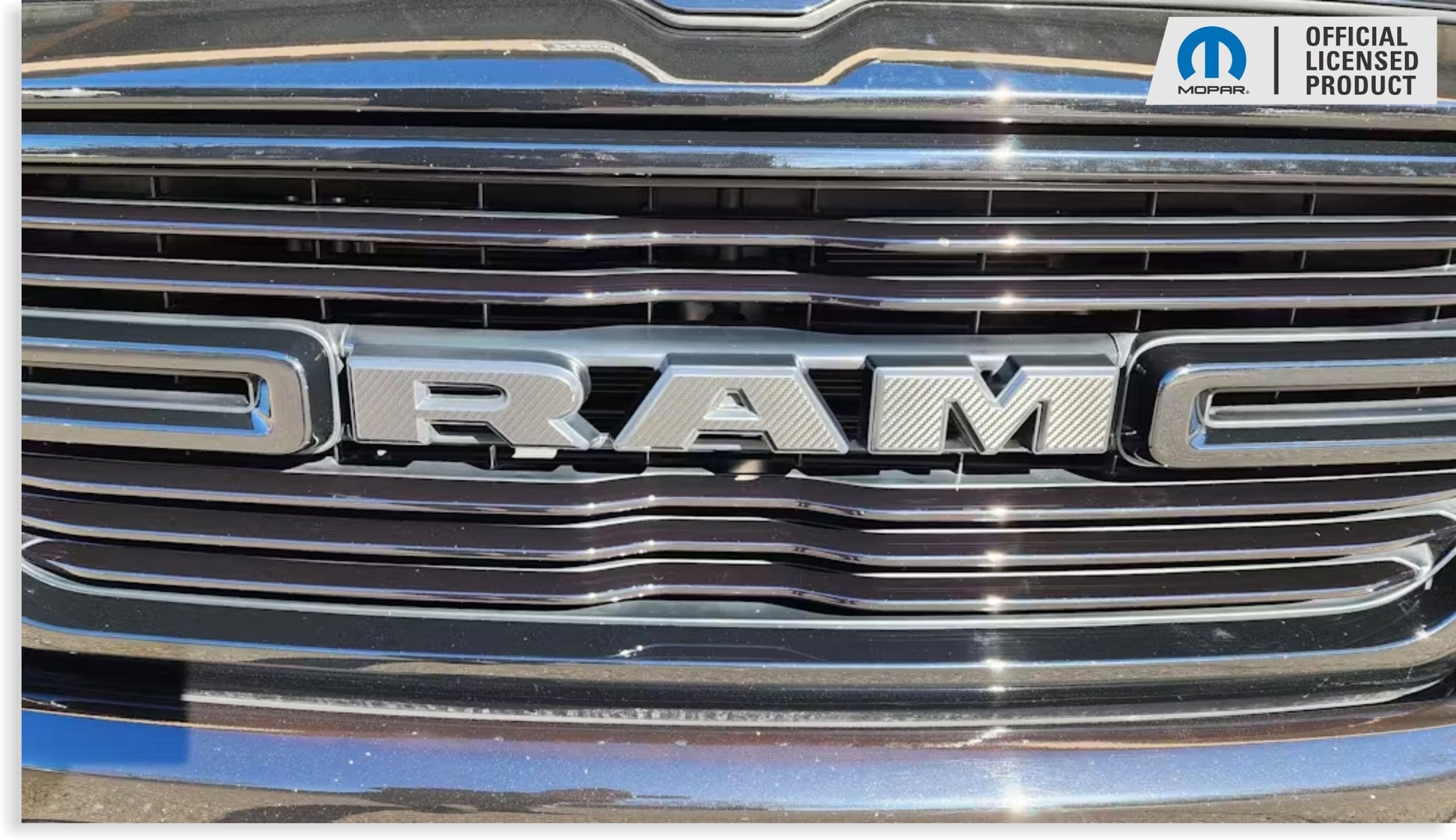 RAM Grille Emblem Overlay Decal   - 2019-2024 Ram 1500 - sku-43596718014651-sku-43596718047419-sku-43596718080187-sku-43596718112955-sku-43596718145723-  DRIVEN - 19