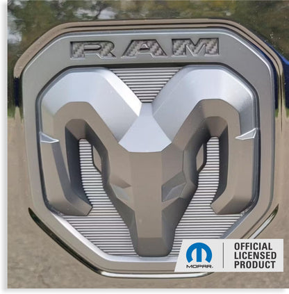 RAM Rear Emblem Inlay Decal - 2019-2024 Ram - Ram19:RAM-Medallion-01-Ram19:RAM-Medallion-03-Ram19:RAM-Medallion-02-Ram19:RAM-Medallion-04-Ram19:RAM-Medallion-05-  DRIVEN - 4