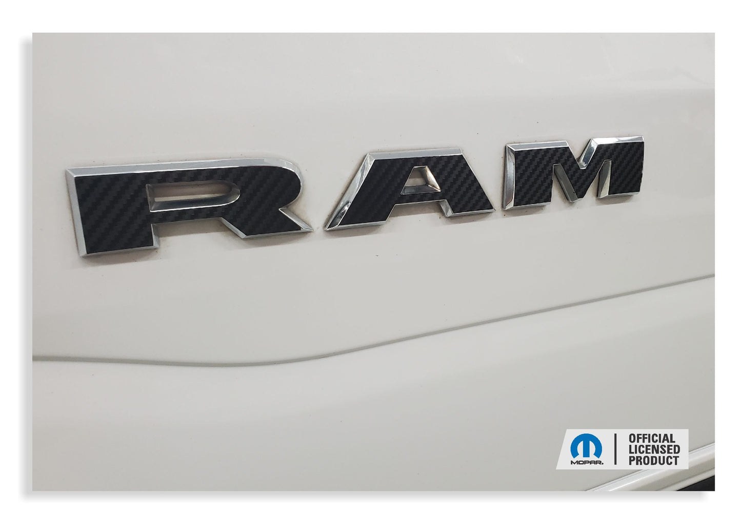 RAM Door Emblem Overlay Decals   - 2019-2024 Ram 2500, 3500 - sku-44824228462779-sku-44824228495547-sku-44824228528315-sku-44824228561083-sku-44824228593851-  DRIVEN - 12