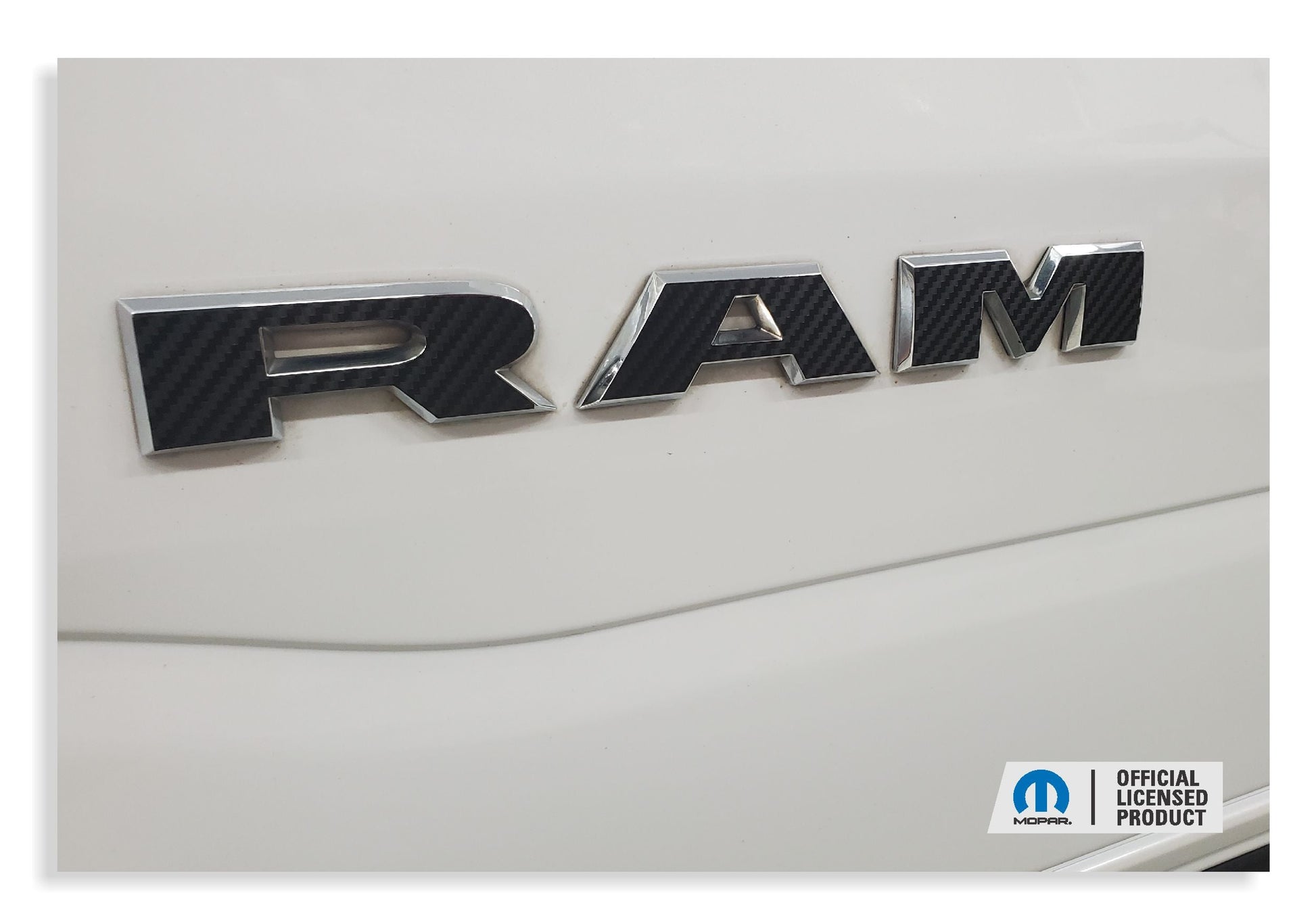 RAM Door Emblem Overlay Decals   - 2019-2024 Ram 2500, 3500 - sku-44824228462779-sku-44824228495547-sku-44824228528315-sku-44824228561083-sku-44824228593851-  DRIVEN - 12