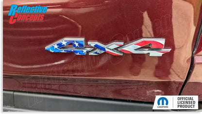4x4 Emblem Overlay Decal - 2019-2026 Ram 1500, 2500, 3500 - Ram19:4x4-B-01-  DRIVEN - 6