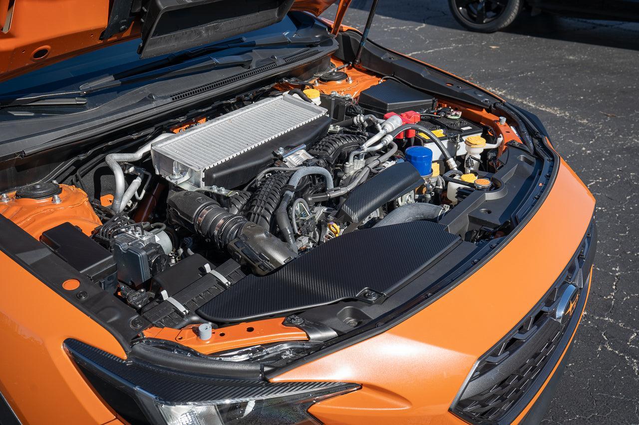 3D Carbon Alternator Pully Cover Overlay fits 2022+ Subaru WRX - 22WRXALTPULLEY-3DB-  DRIVEN - 6