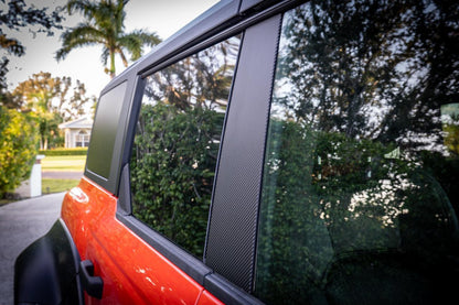 3D Carbon B Pillar Protection Kit - 2021+ Bronco 4 Door - 21BRNBPILLAR4-3DB-  DRIVEN - 1