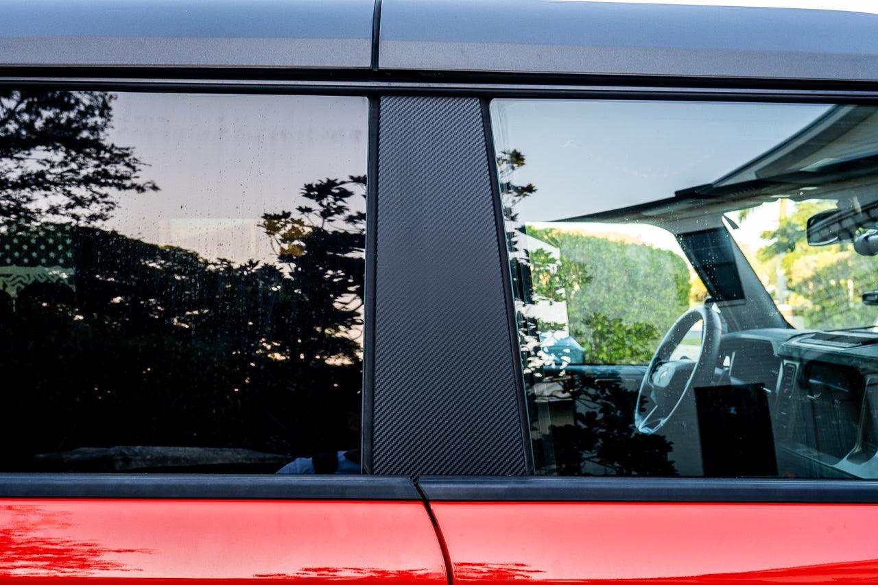 3D Carbon B Pillar Protection Kit - 2021+ Bronco 4 Door - 21BRNBPILLAR4-3DB-  DRIVEN - 3