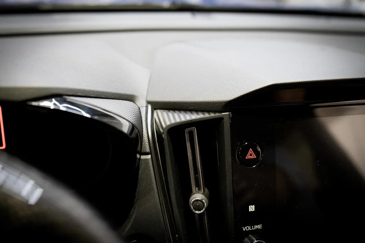 3D Carbon Center AC Vent Outer Trim Overlays - 2022+ WRX - 22WRXCENACOUT-3DB-  DRIVEN - 5