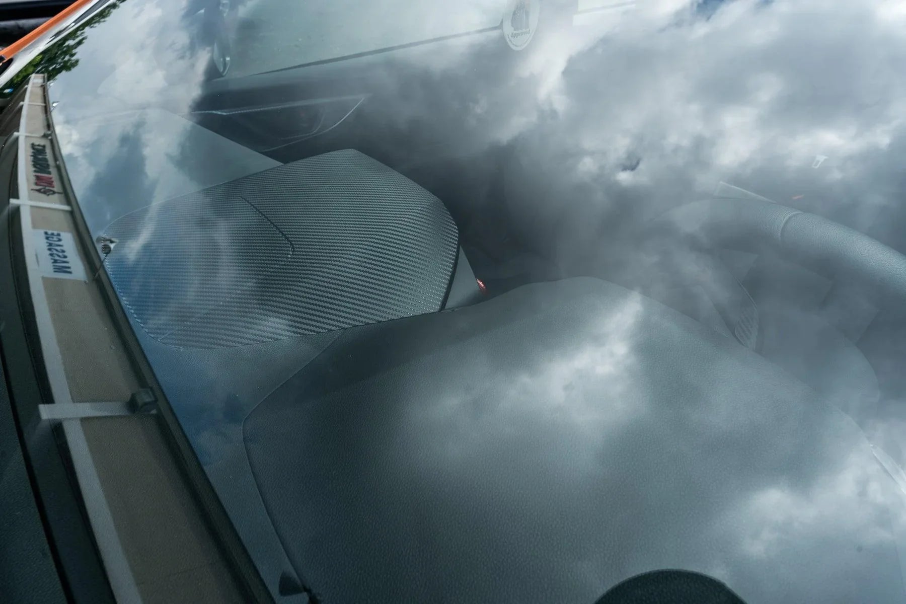 3D Carbon Center Hood Overlay Kit - 2022+ Subaru WRX - 22WRXCENHOOD-3DB-  DRIVEN - 5