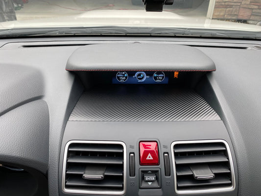 3D Carbon Center Instrument Panel Dash Trim - 2015-2021 WRX / STI - 15WRXCDT3DBK-  DRIVEN - 2