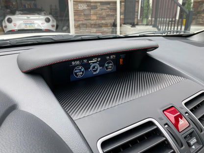 3D Carbon Center Instrument Panel Dash Trim - 2015-2021 WRX / STI - 15WRXCDT3DBK-  DRIVEN - 5