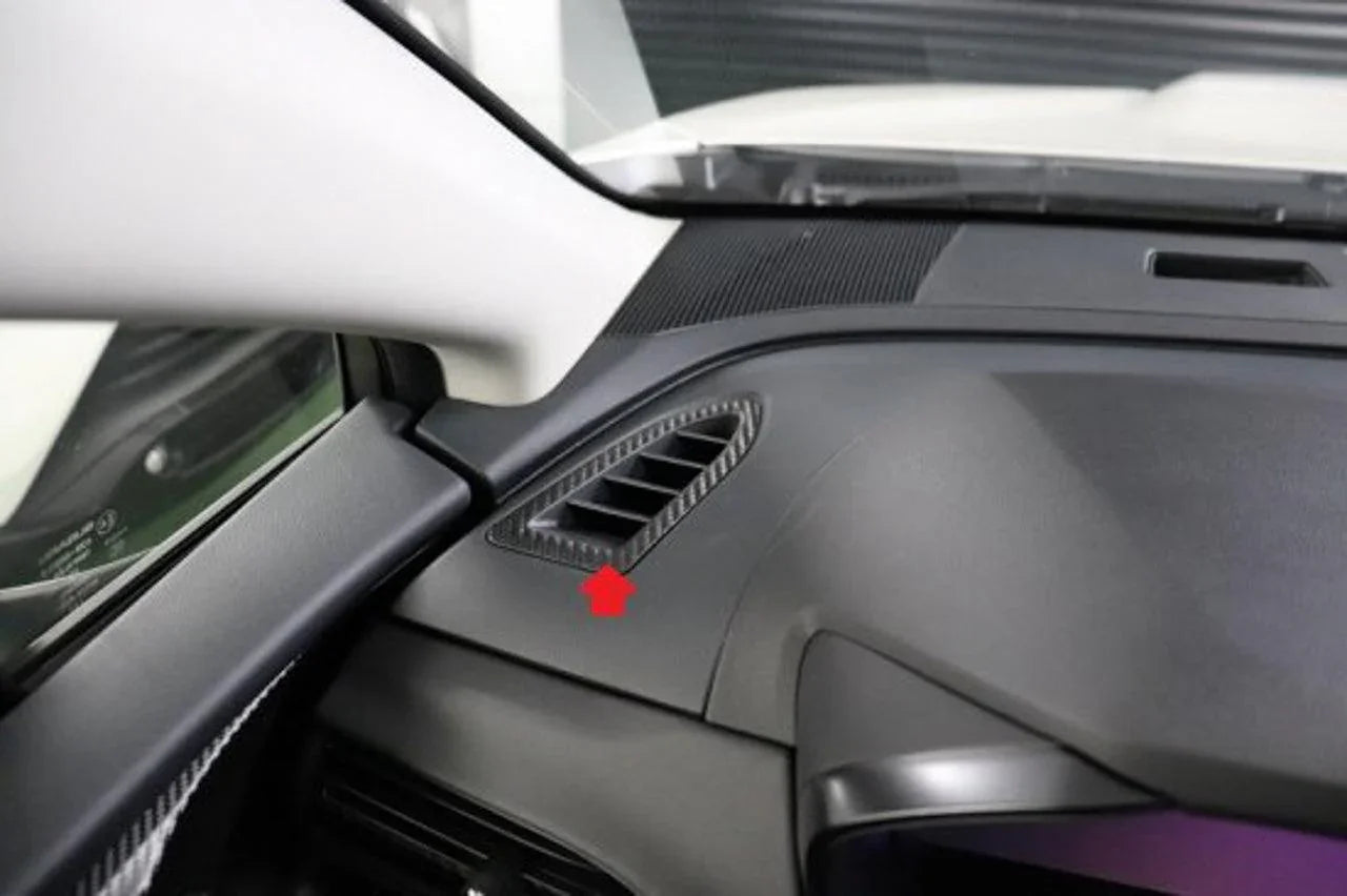 3D Carbon Defroster Vent Trim Overlays - 2022+ WRX - 22WRXDEFROST-3DB-  DRIVEN - 1