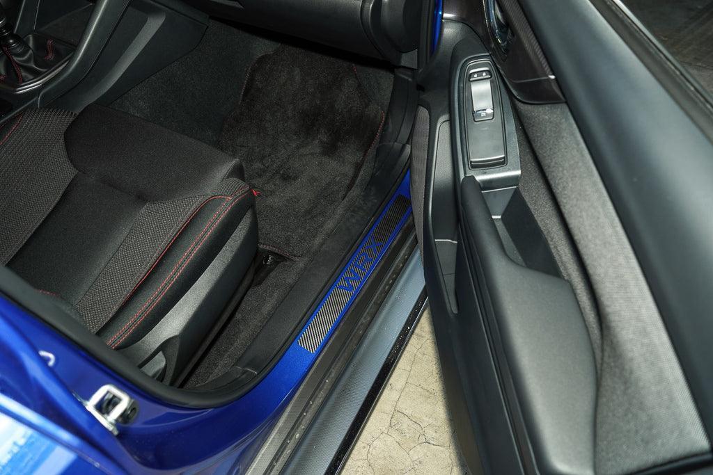 3D Carbon Door Sill Accent Overlay (VA/VB) fits 2015+ WRX / STI - VAVBSILL3DB-WRX-VAVBSILL3DB-STI-VAVBSILL3DB-CLWRX-VAVBSILL3DB-NO-sku-44910289256767-  DRIVEN - 6