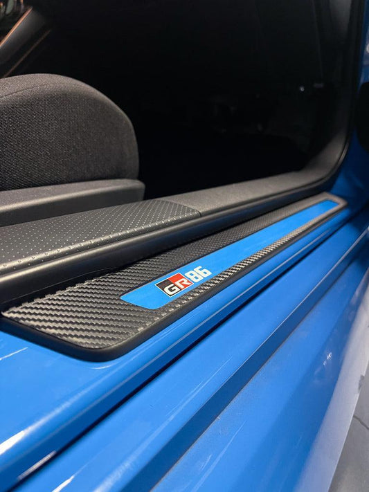 3D Carbon Door Sill Overlay Part 1 (Lower) - 2022+ BRZ / GR86 - 22BRZGR86DSOPT1-3DB-22GR86DSOPT1-NPT-22GR86DSOPT1-RD-22GR86DSOPT1-TBRD-22GR86DSOPT1-OR-  DRIVEN - 1