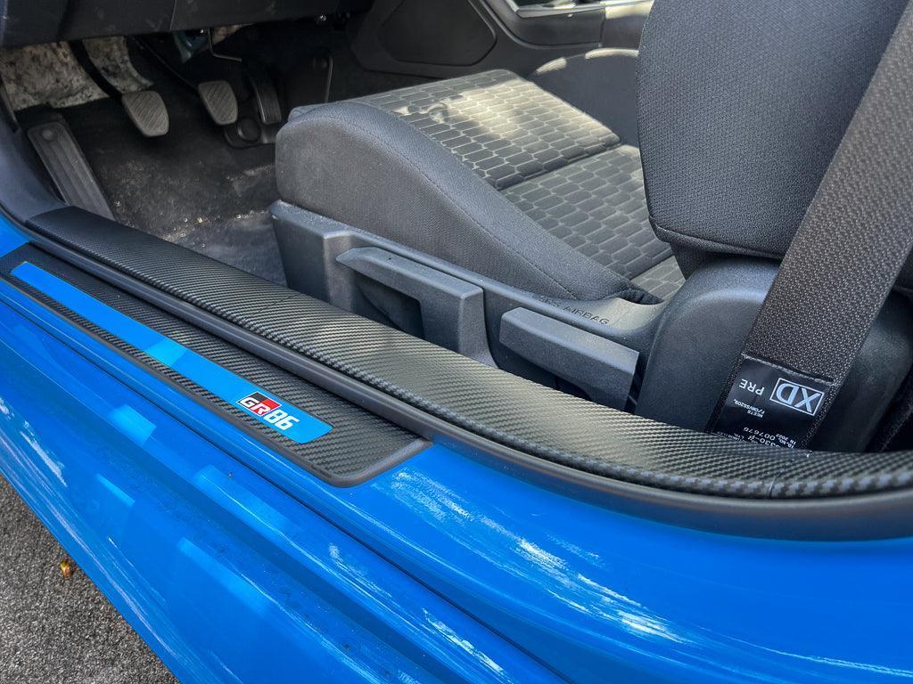 3D Carbon Door Sill Overlay Part 2 (Upper) - 2022 BRZ / GR86 - 22BRZGR86DSOPT2-3DB-  DRIVEN - 3