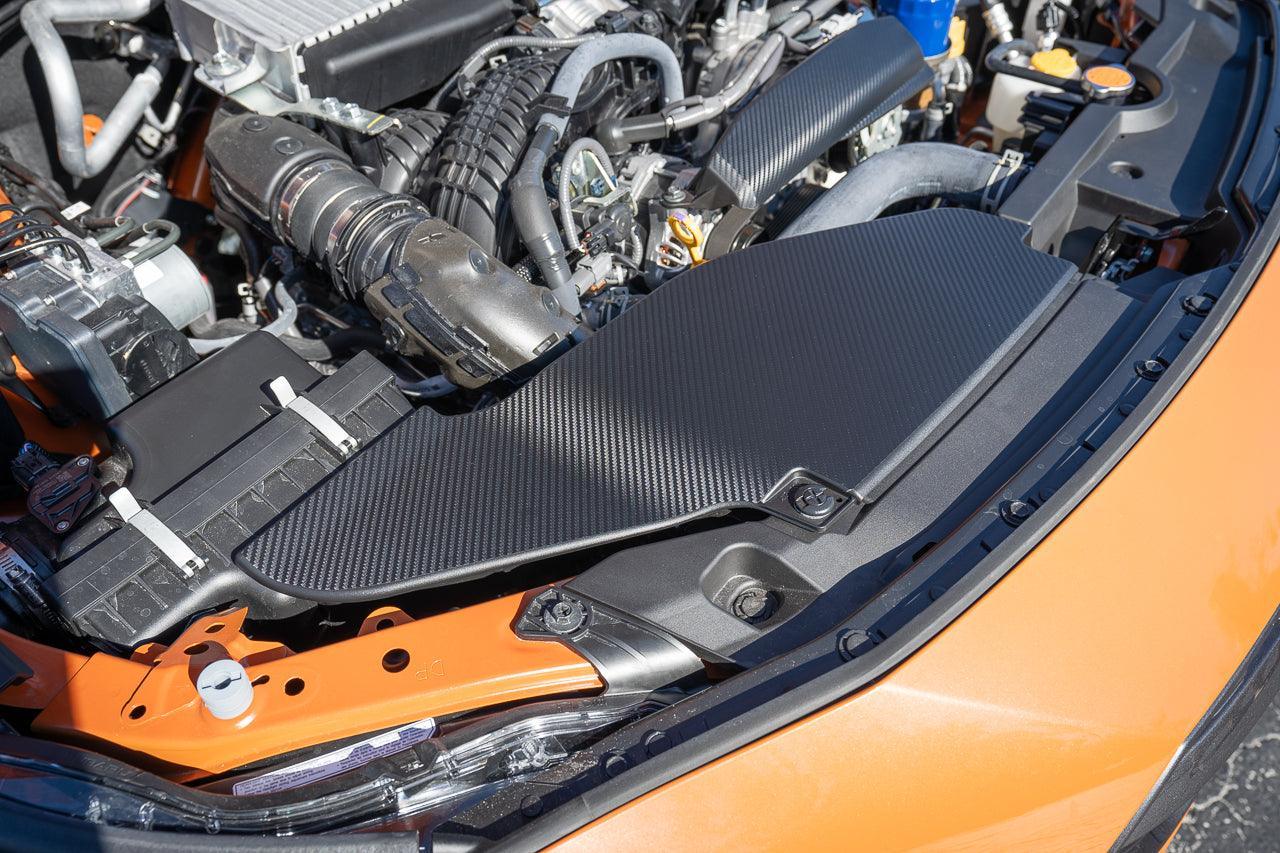 3D Carbon Engine Intake Duct Cover Overlay - 2022+ Subaru WRX - 22WRXINTAKECVR-3DB-  DRIVEN - 4