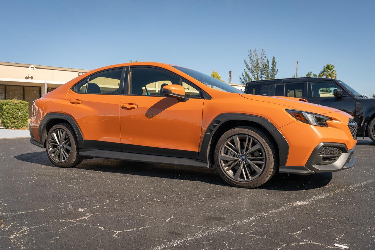 3D Carbon Exterior Lower Door Protection Kit - 2022+ Subaru WRX - 22WRXODP3DB-22WRXODP3GB-22WRXODP3MB-  DRIVEN - 8