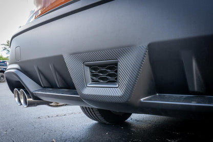 3D Carbon F1 Rear Fog Trim Overlay - 2022+ Subaru WRX - 22WRXF1TRM-3DB-  DRIVEN - 1
