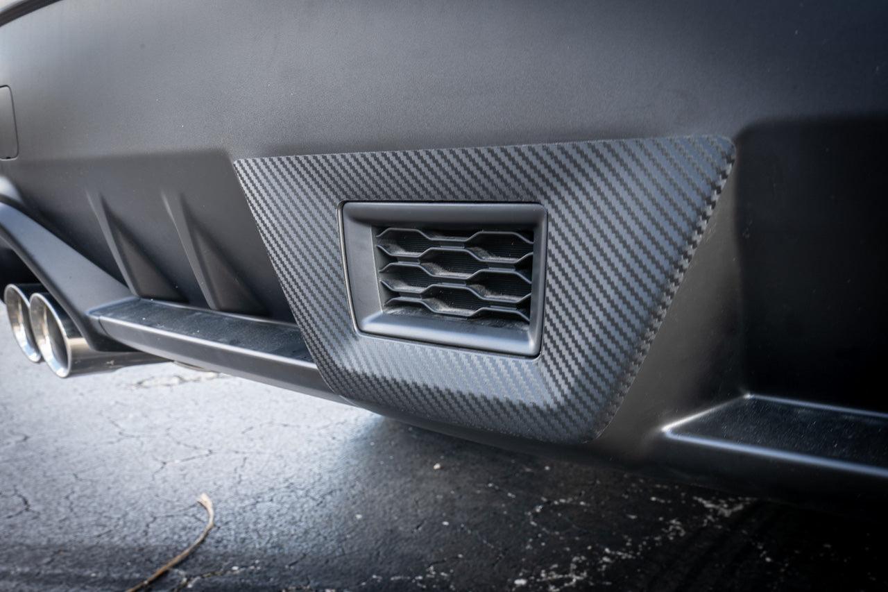3D Carbon F1 Rear Fog Trim Overlay - 2022+ Subaru WRX - 22WRXF1TRM-3DB-  DRIVEN - 8