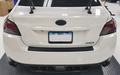 3D Carbon Fiber Rear Bumper Overlay - 2015-2020 WRX / STI - 15WRXRBP3D-15WRXRBPGB-15WRXRBPMB-15WRXRBRG-  DRIVEN - 3