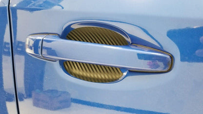 3D Carbon Fiber Vinyl Door Cup Protectors - 2015-2020 Subaru WRX / STI - 15WRX3D3D-  DRIVEN - 1