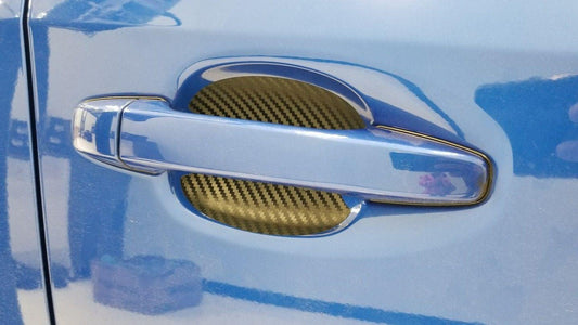 3D Carbon Fiber Vinyl Door Cup Protectors - 2015-2020 Subaru WRX / STI - 15WRX3D3D-  DRIVEN - 1