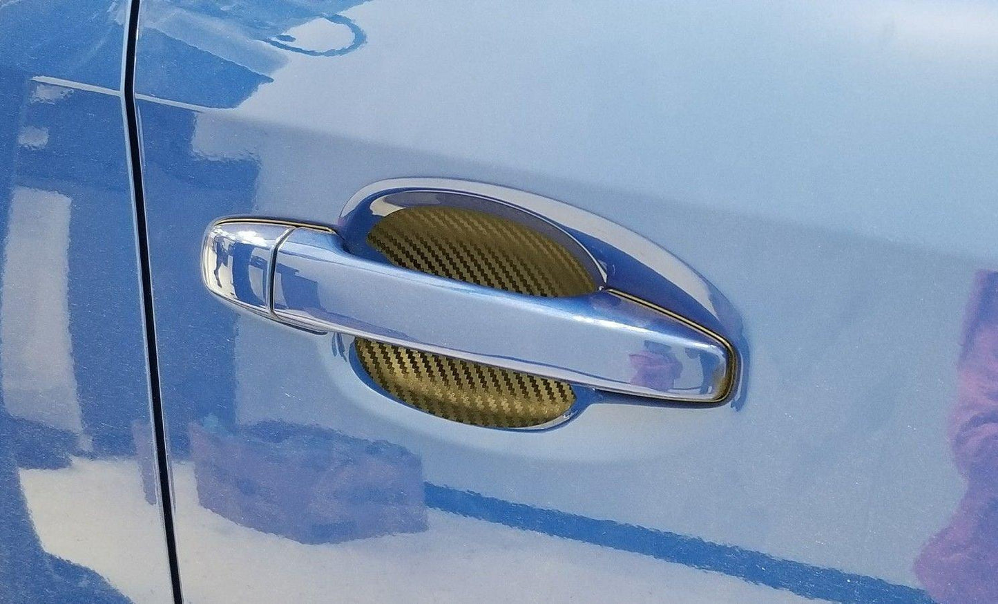 3D Carbon Fiber Vinyl Door Cup Protectors - 2015-2020 Subaru WRX / STI - 15WRX3D3D-  DRIVEN - 6