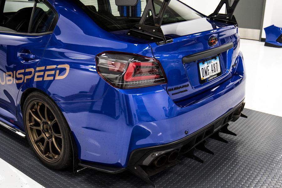 3D Carbon Fiber Vinyl Trunk Trim Overlay - 2015-2021 WRX / STI - 15WRXTRUNK3D-15WRXTRUNKHY-15WRXTRUNKMB-  DRIVEN - 2