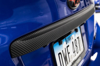 3D Carbon Fiber Vinyl Trunk Trim Overlay - 2015-2021 WRX / STI - 15WRXTRUNK3D-15WRXTRUNKHY-15WRXTRUNKMB-  DRIVEN - 4